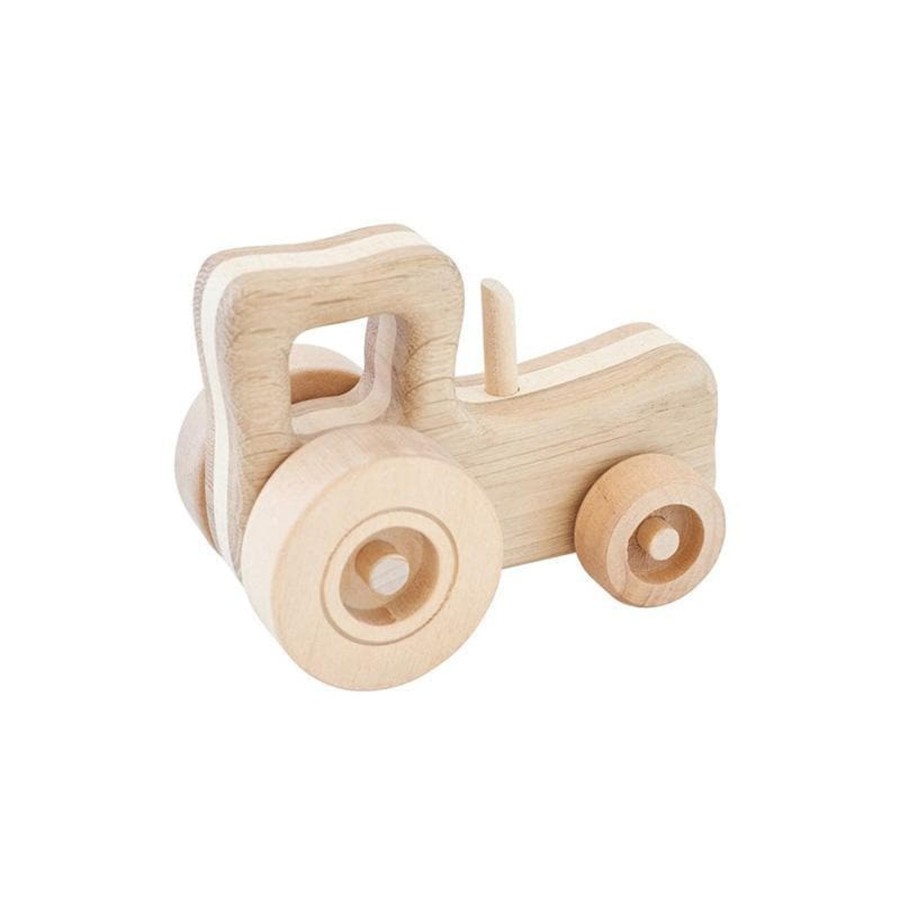 Kids Toys Kubi Dubi Steiner/Waldorf Inspired | Wooden Tractor - Rick