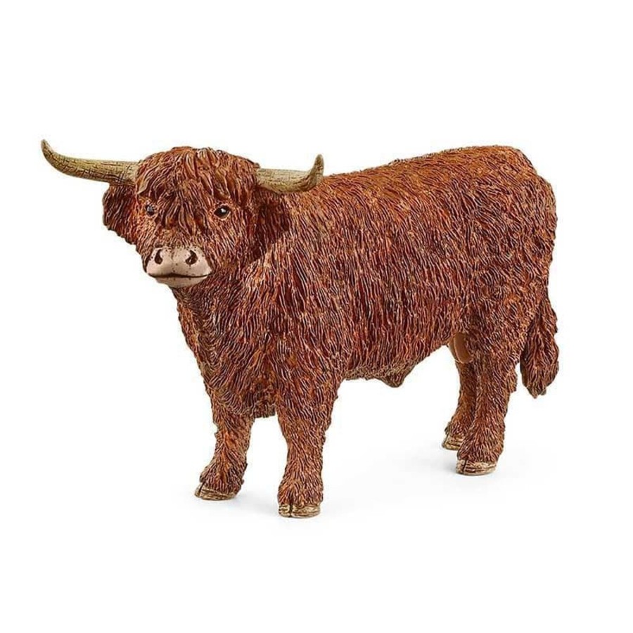 Kids Toys Schleich Farm Animals | Highland Bull