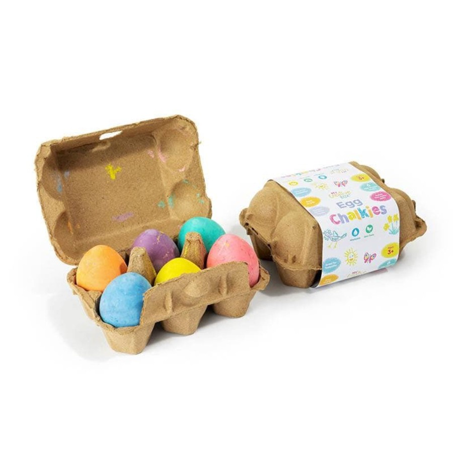 Kids Toys My Creative Box Colour & Paint | Chunky Egg Chalkies | Set Of 6