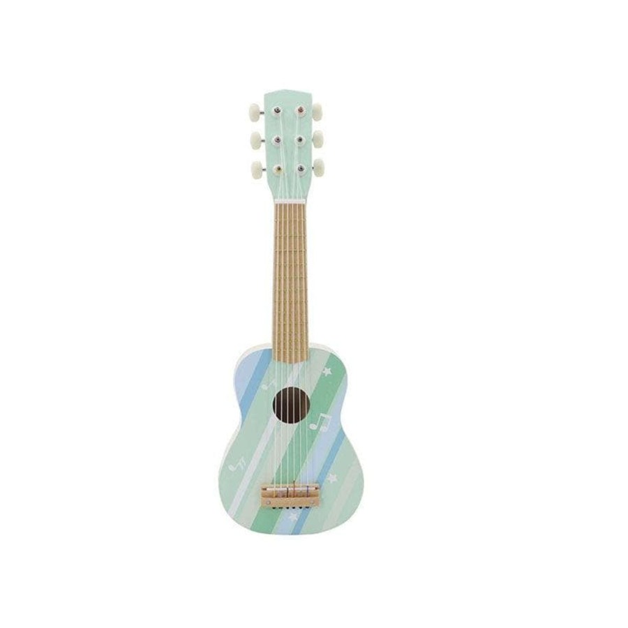 Kids Toys Kaper Kidz Musical Instruments | Green Wooden Guitar