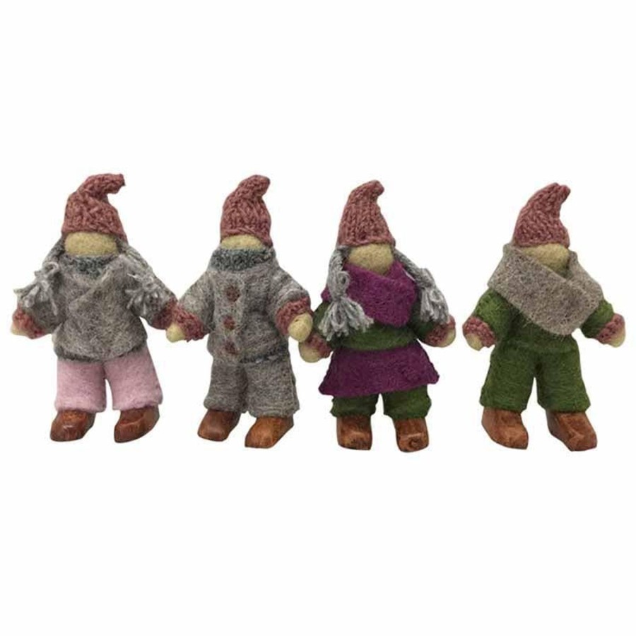 Kids Toys Papoose Felt Toys | Woodland Fairies/4Pc (12Cm)