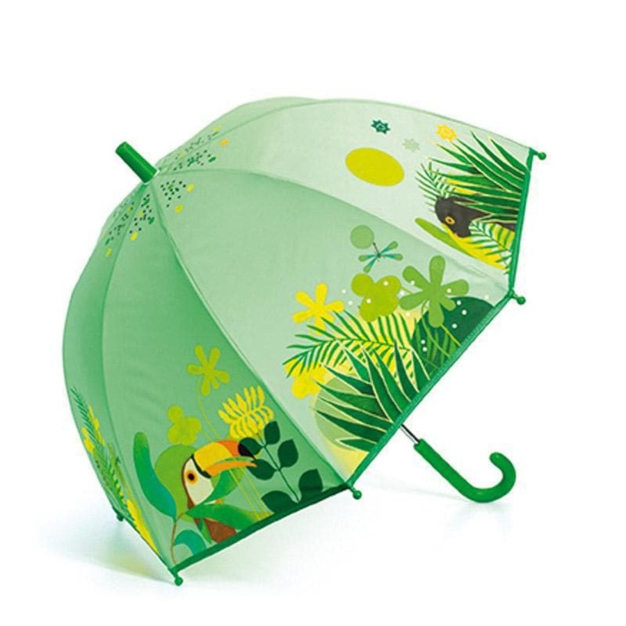 Kids Toys Djeco Outdoor Toys | Tropical Jungle Child Umbrella