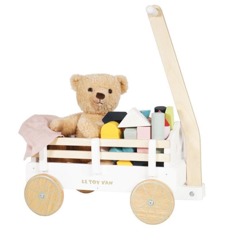 Babies & Toddlers Le Toy Van Wooden Walker Wagons | Wooden Wagon