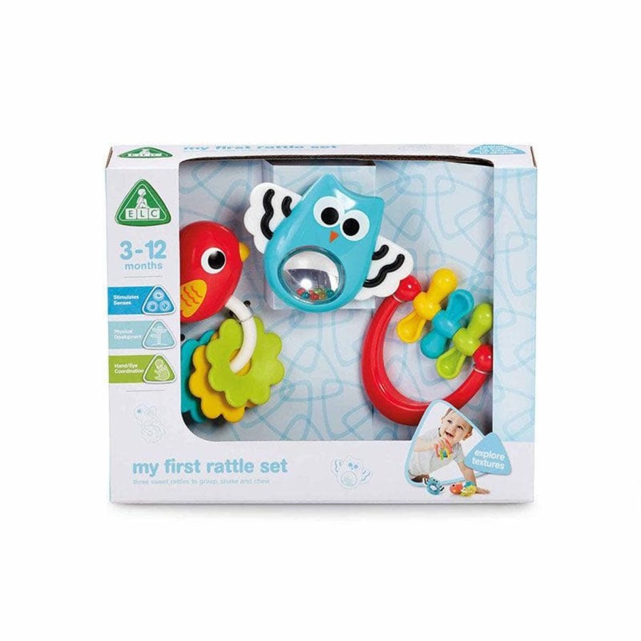 Babies & Toddlers Early Learning Centre Teething Toys | My First Rattle Set - Chick & Owl