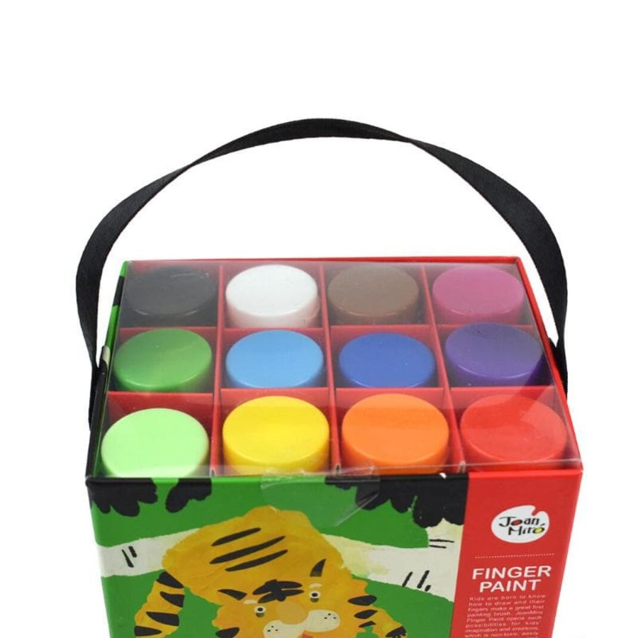 Kids Toys JarMelo | Finger Paint - 12 Colors Set