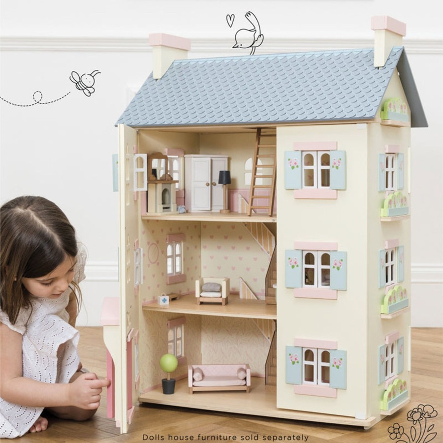 Kids Toys Le Toy Van Wooden Doll Houses | Daisylane Cherry Tree Hall Doll House