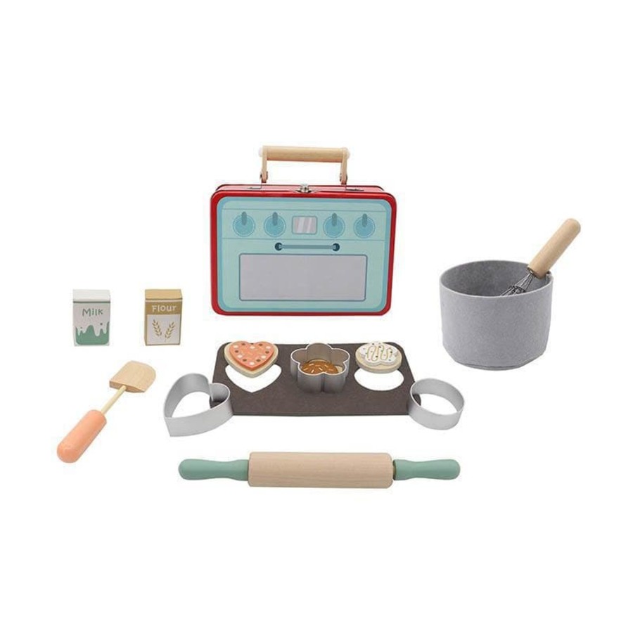 Kids Toys Kaper Kidz Kids Baking Sets | Cookie Baking Playset In Tin Case