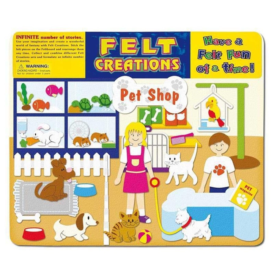 Kids Toys Felt Creations Literacy & Language | Pet Shop - Story Board