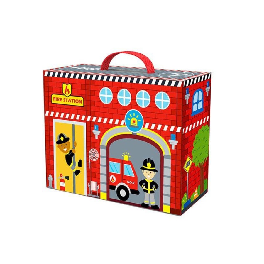 Kids Toys Tooky Toys Fire Truck Toys | Fire Station Box