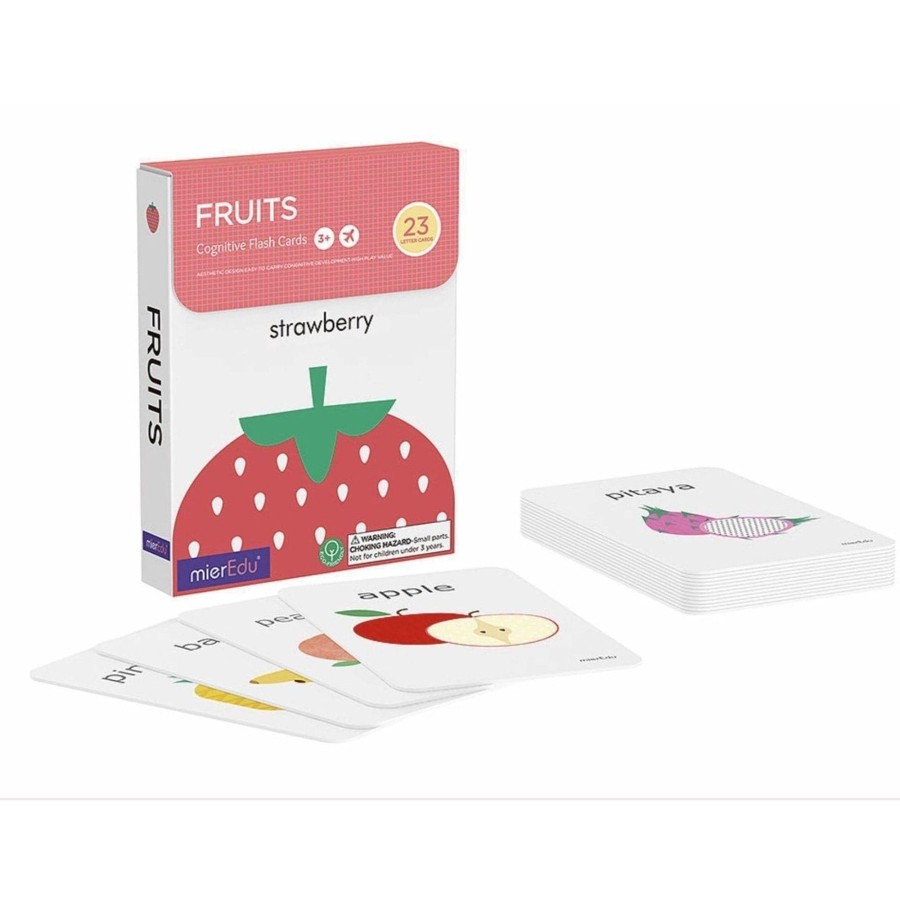 Kids Toys mierEdu Flashcards | Cognitive Flash Cards - Fruit