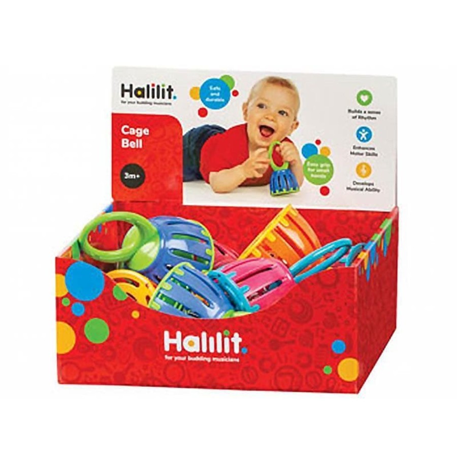 Babies & Toddlers Halilit Baby Sensory Toys | Cage Bell - Assorted Colours