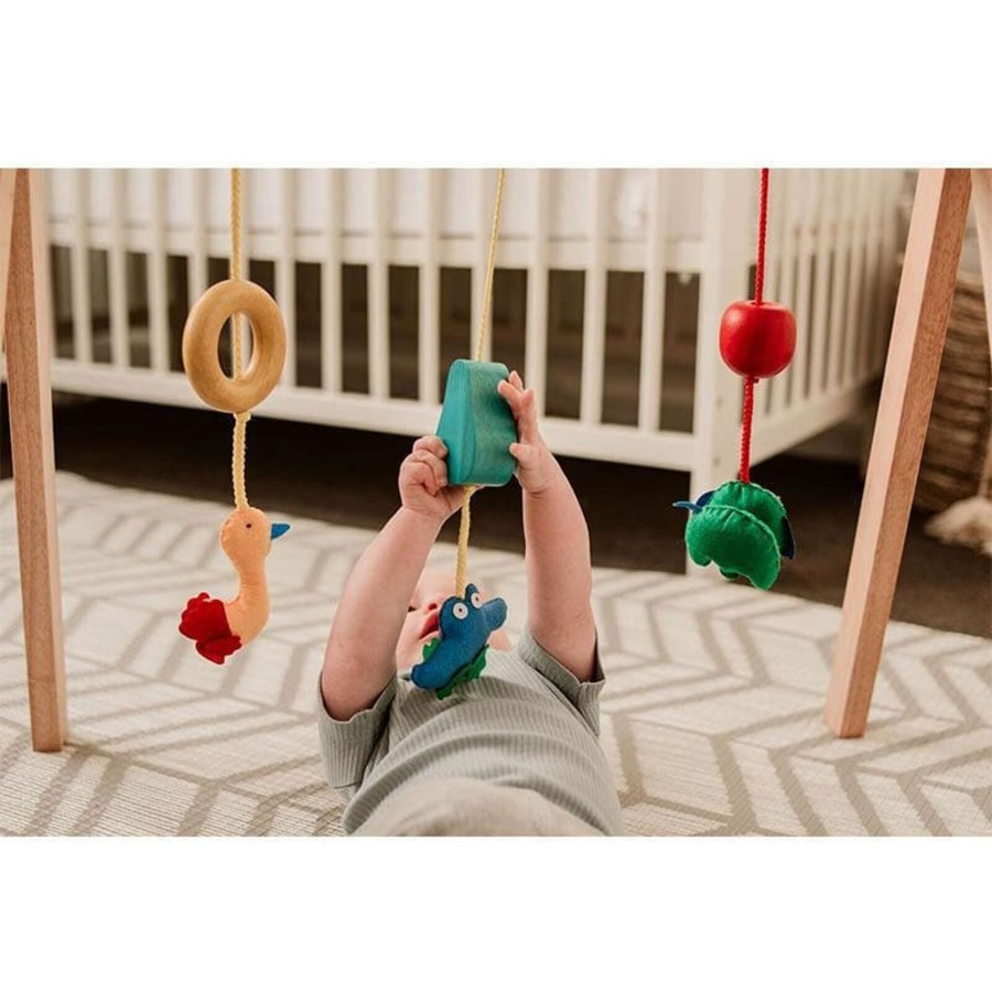 Babies & Toddlers Qtoys Activity Toys | Wooden Baby Gym