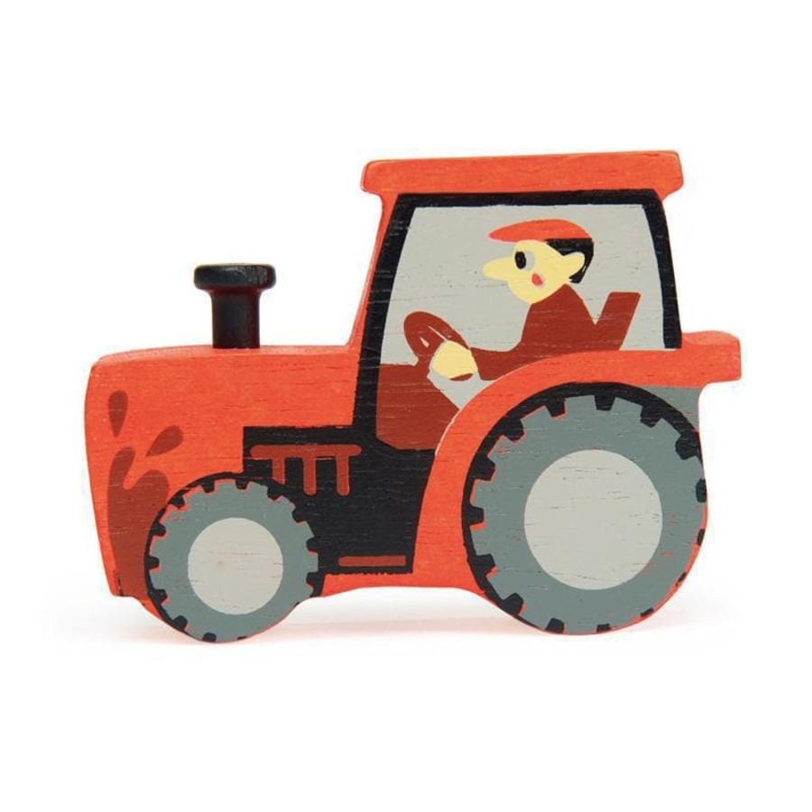 Kids Toys Tender Leaf Toys Construction Vehicle Toys | Wooden Tractor