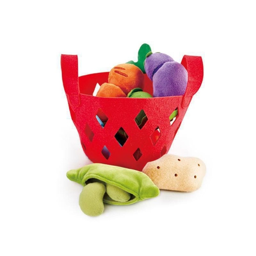 Kids Toys Hape Felt Toys | Toddler Vegetable Basket