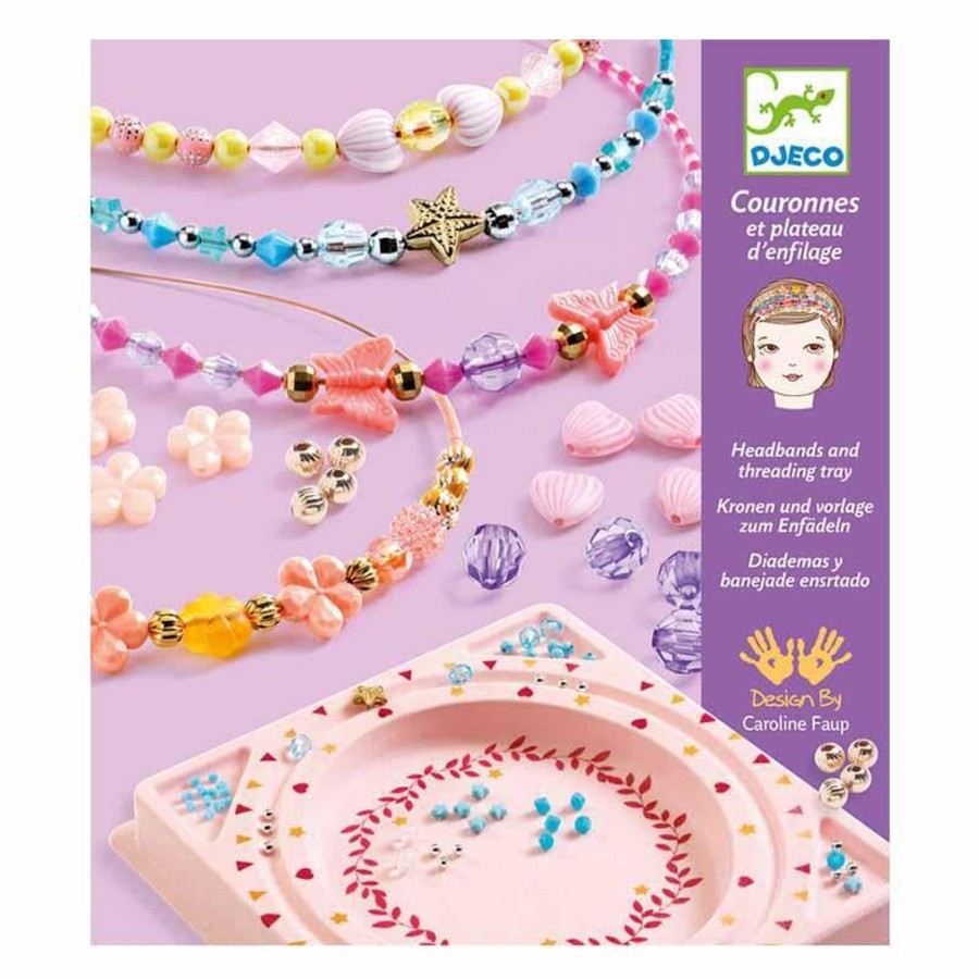 Kids Toys Djeco Craft Kits | Precious Headbands Set