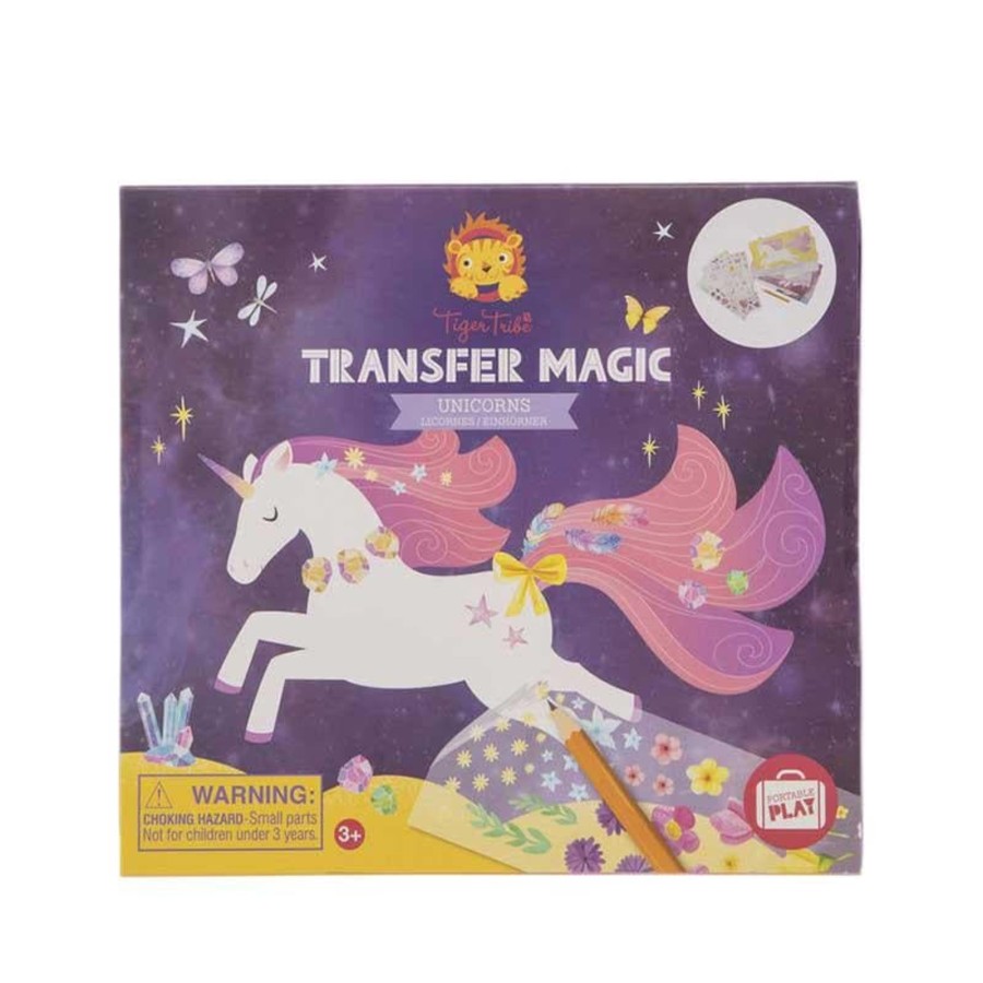 Kids Toys Tiger Tribe Colour & Paint | Transfer Magic - Unicorns