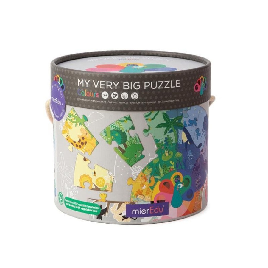 Kids Toys mierEdu Jigsaws | My Very Big Puzzle - Colours