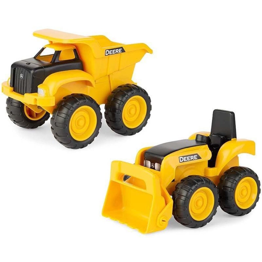 Kids Toys John Deere Construction Vehicle Toys | Sandpit Vehicles 15Cm - 2 Pack