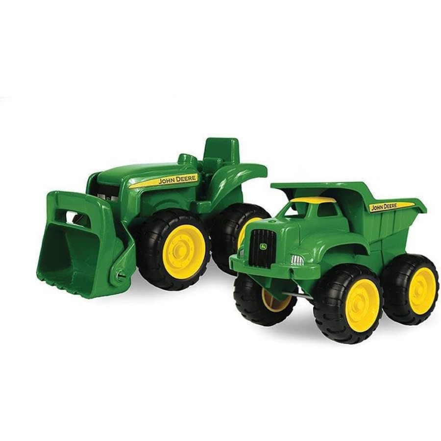 Kids Toys John Deere Construction Vehicle Toys | Sandpit Vehicles 15Cm - 2 Pack