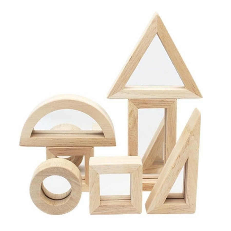 Kids Toys My Happy Helpers | Wooden Mirror Blocks