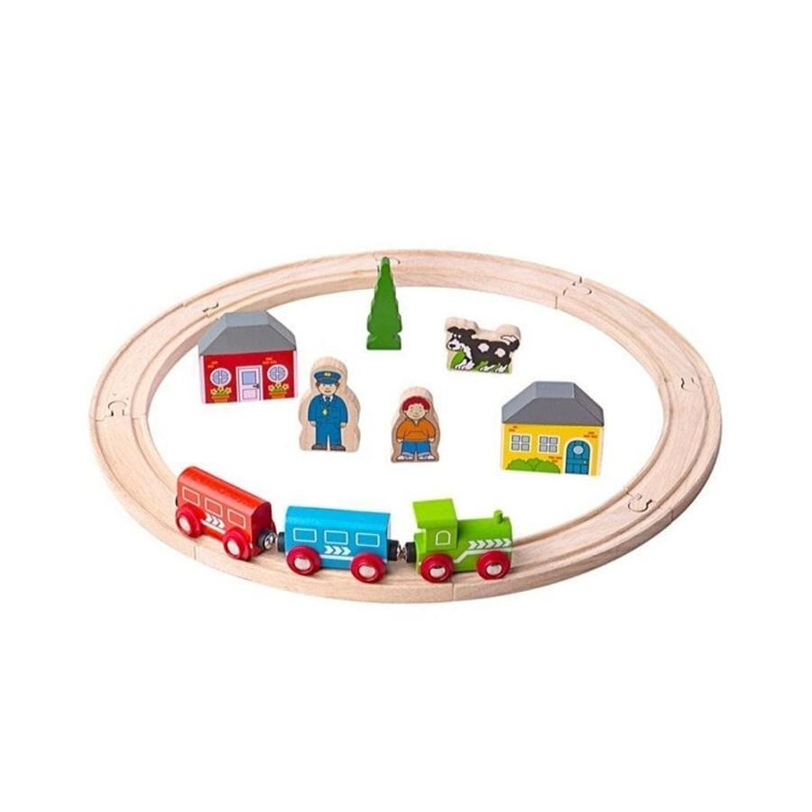 Kids Toys Bigjigs Wooden Train Sets | My First Train Set