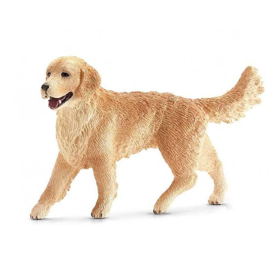 Kids Toys Schleich Wooden Animals | Golden Retriever, Female