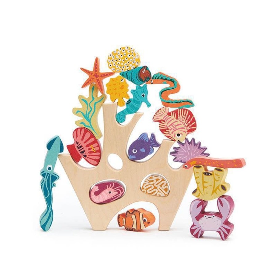 Kids Toys Tender Leaf Toys Animal Sets | Stacking Coral Reef