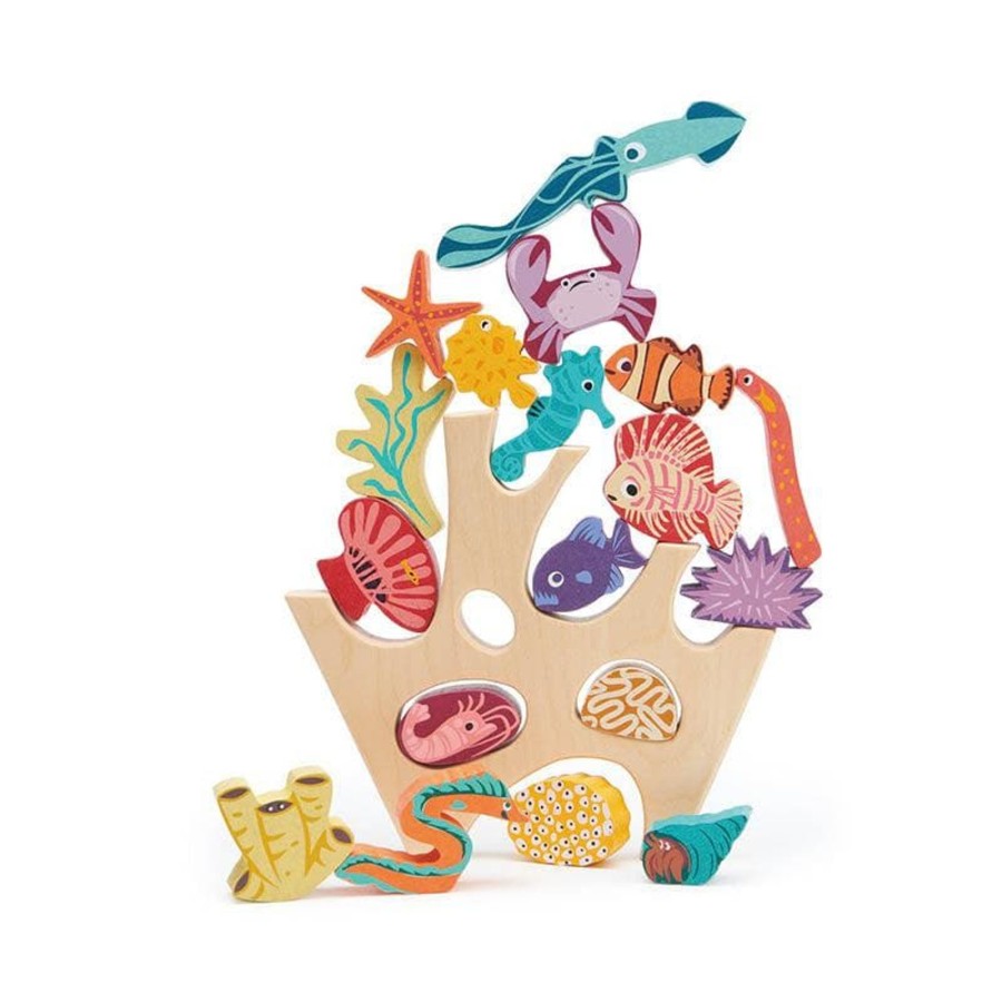 Kids Toys Tender Leaf Toys Animal Sets | Stacking Coral Reef