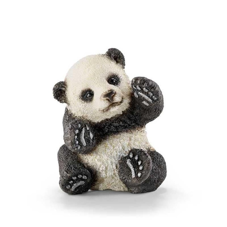 Kids Toys Schleich Animal Figurines | Panda Cub, Playing