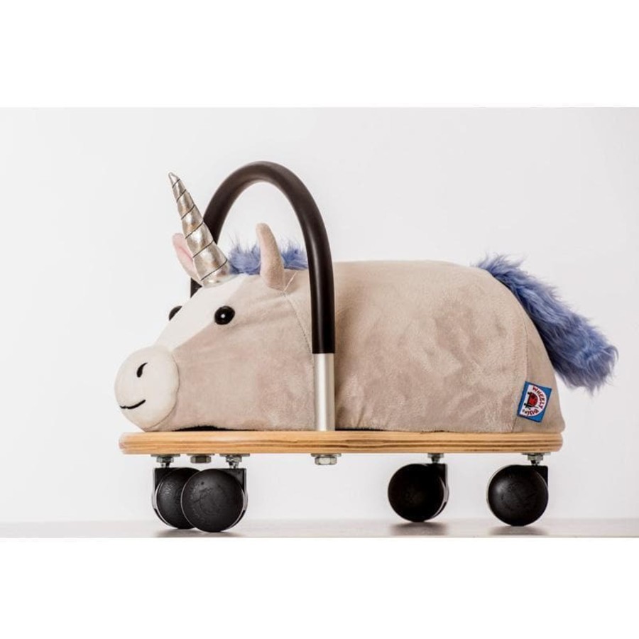 Babies & Toddlers Wheely Bug Wooden Ride On Toys | Unicorn Plush Combo - Ride-On