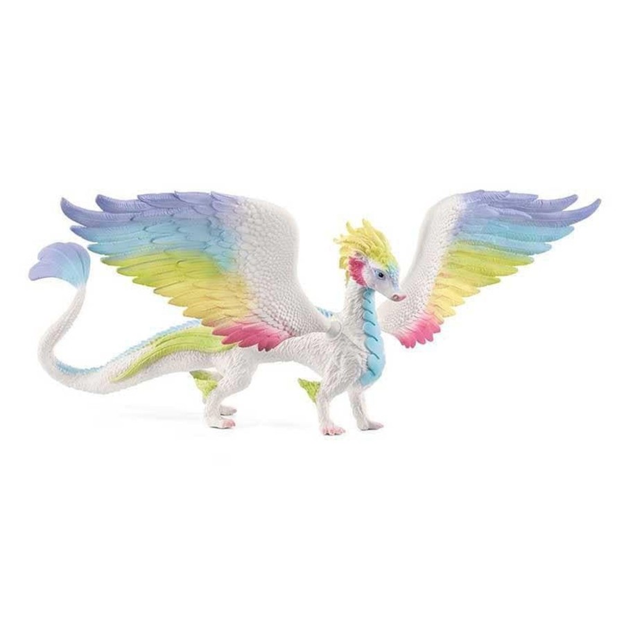 Kids Toys Schleich Wooden Animals | Rainbow Dragon