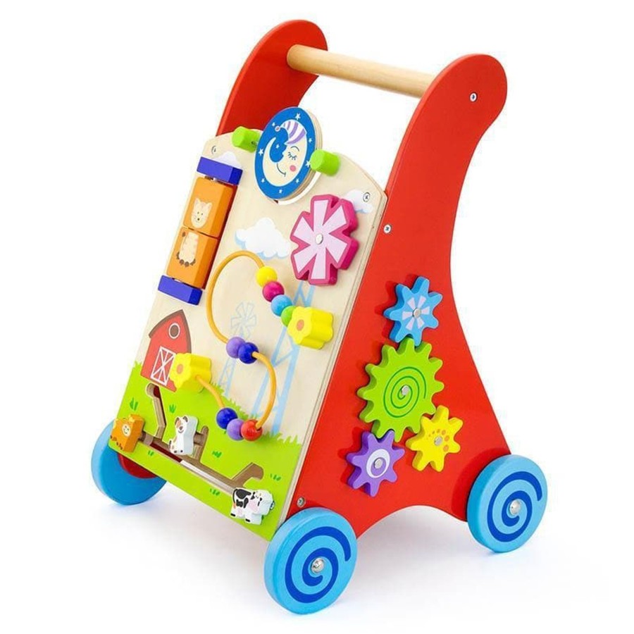 Babies & Toddlers Viga Toys Activity Toys | Activity Baby Walker - Red