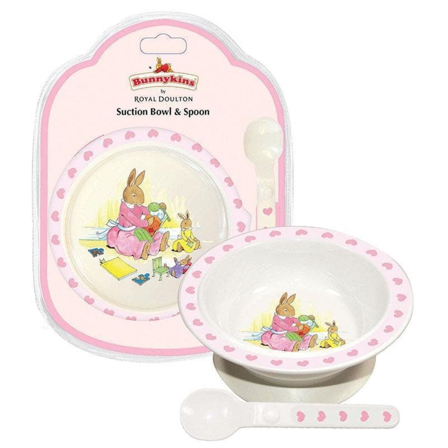 Babies & Toddlers Bunnykins Kids Bowls And Cups | Bunnykins Suction Bowl & Spoon