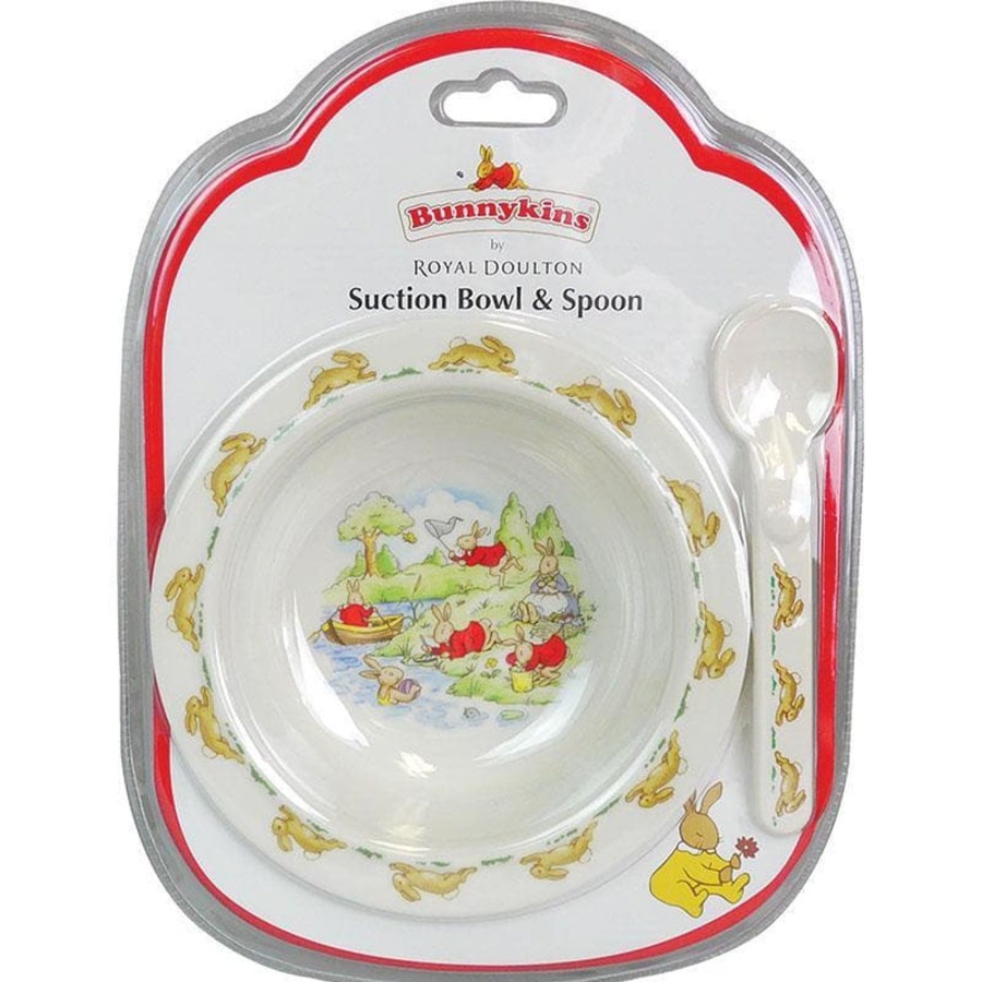 Babies & Toddlers Bunnykins Kids Bowls And Cups | Bunnykins Suction Bowl & Spoon