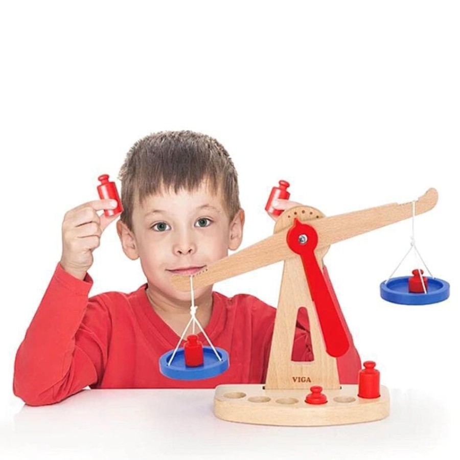 Kids Toys Viga Toys Kitchen Accessories | Viga Wooden Balance Scales