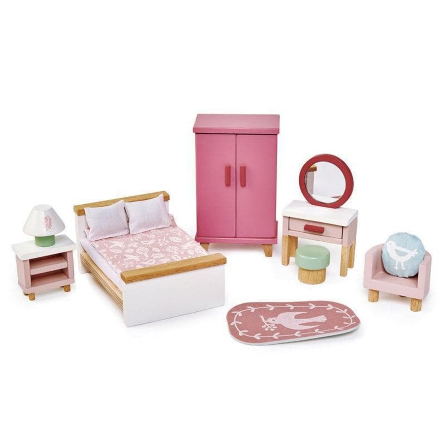 Kids Toys Tender Leaf Toys Doll House Furniture | Dovetail Bedroom Set