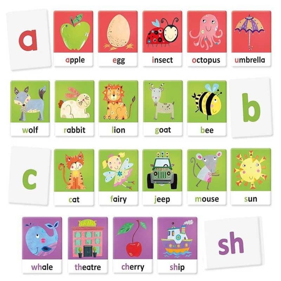 Kids Toys Headu Flashcards | Montessori Flashcards Tactile And Phonics Alphabet