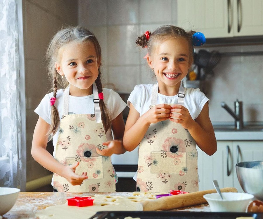 Kids Toys My Happy Helpers Wooden Food Sets | Cherry Blossom Toddler Apron - Small