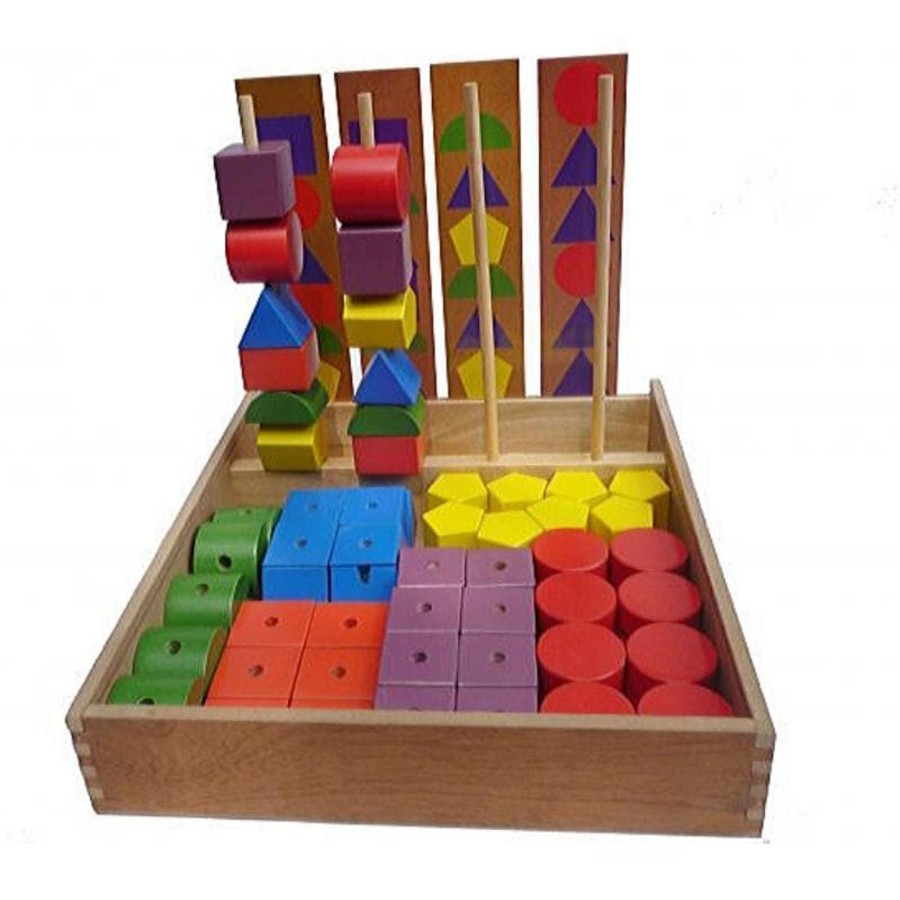 Kids Toys Qtoys Wooden Toys | Jumbo Sequencing Blocks