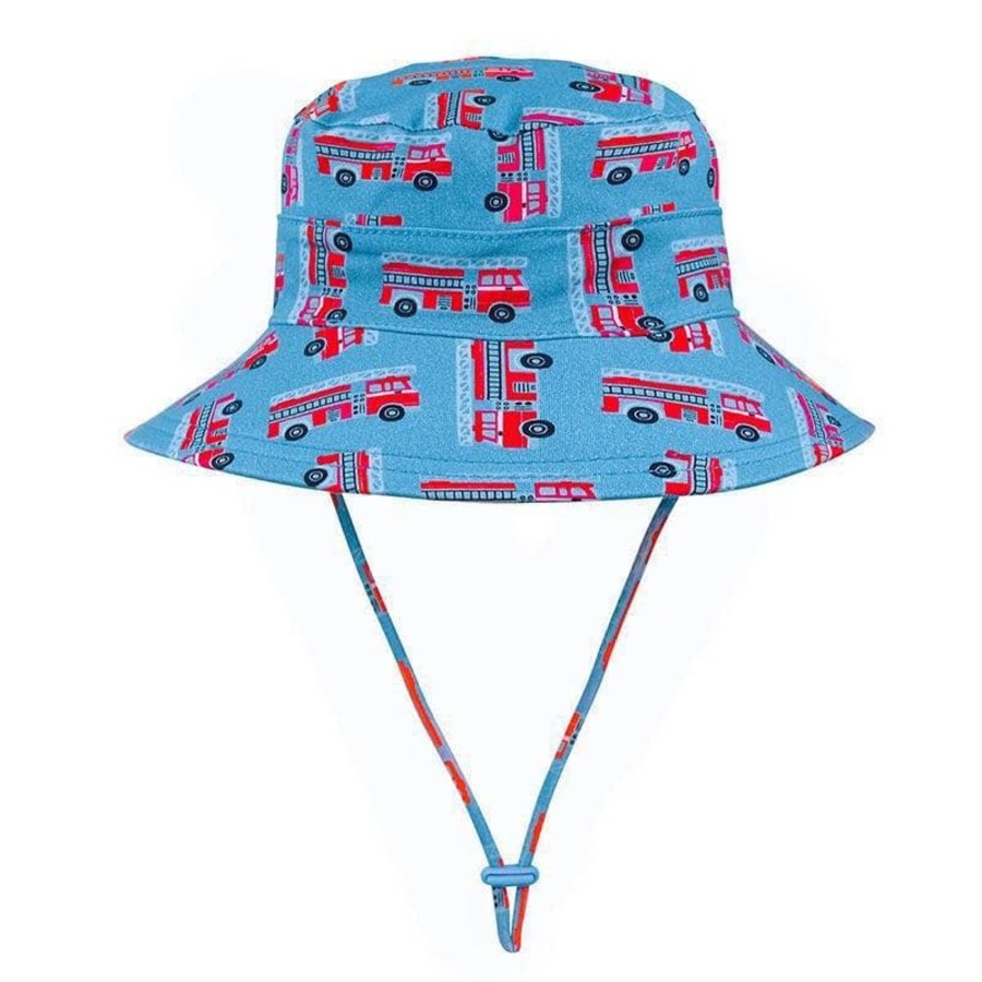 Kids Toys Bedhead Hats Outdoor Toys | Kids Bucket Sun Hat - Fire Truck