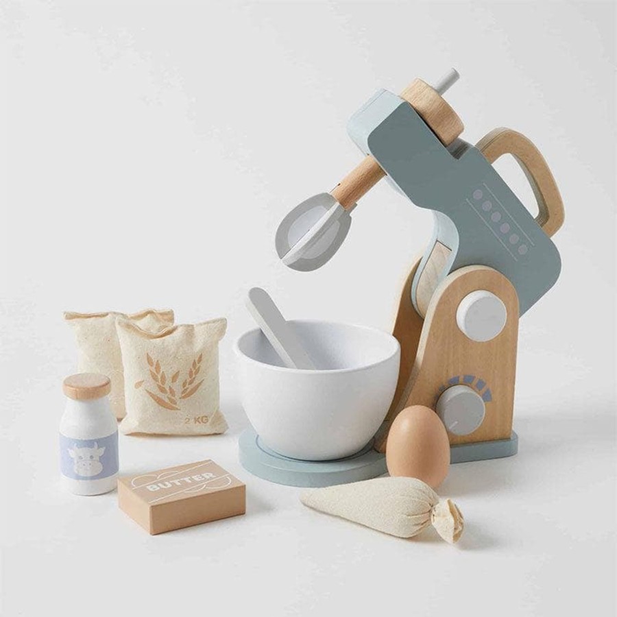 Kids Toys Nordic Kids Play Food Sets | Wooden Mixer Set