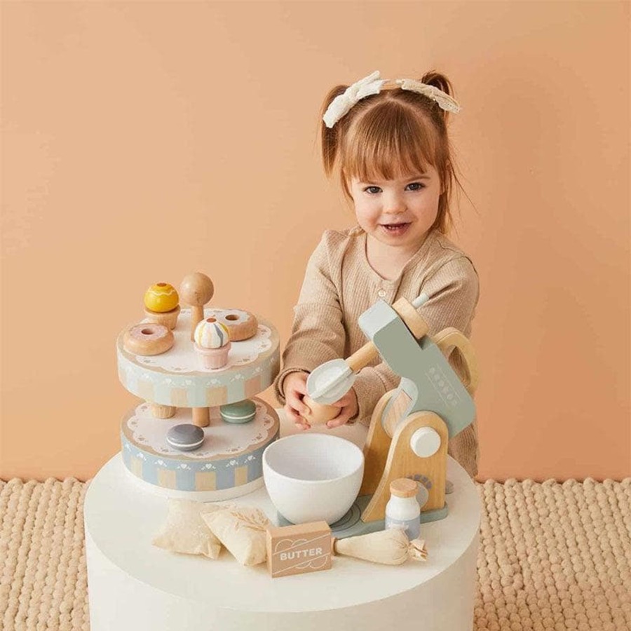 Kids Toys Nordic Kids Play Food Sets | Wooden Mixer Set