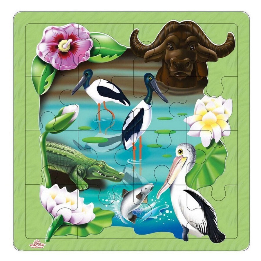 Kids Toys andZee Jigsaws | Kakadu Wetlands Puzzle