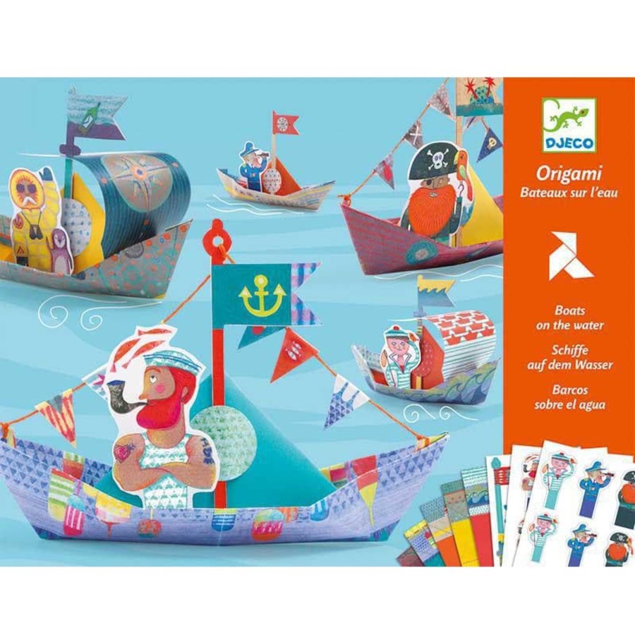 Kids Toys Djeco Craft Kits | Floating Boats Origami