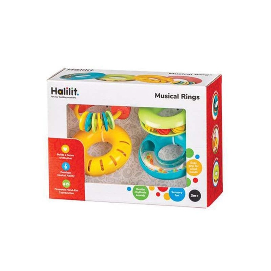 Babies & Toddlers Halilit Baby Sensory Toys | Musical Rings Set