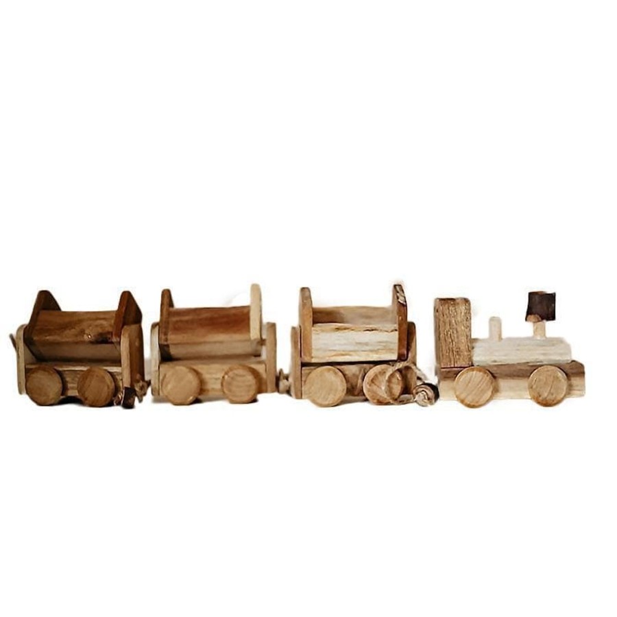 Kids Toys Qtoys Wooden Train Sets | Wooden Train