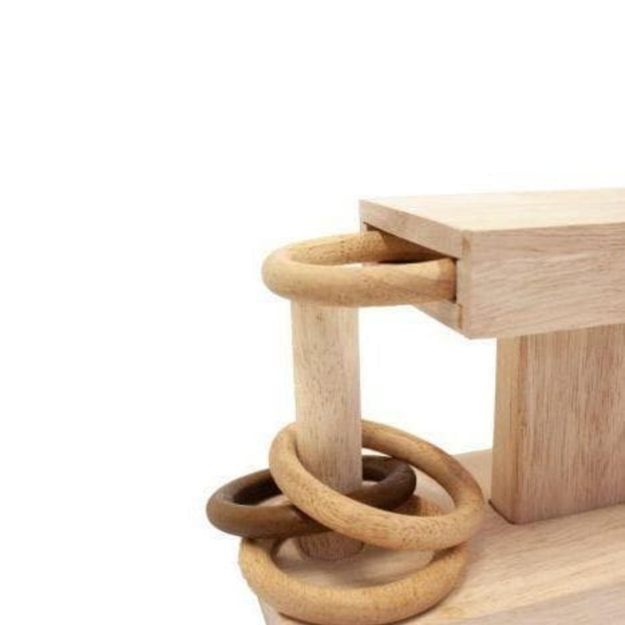 Kids Toys Qtoys Montessori Toys | Wooden Montessori Rings Activity