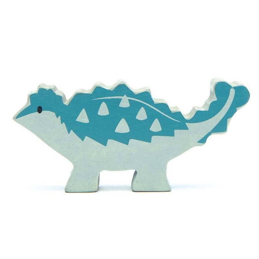 Kids Toys Tender Leaf Toys Wooden Animals | Ankylosaurus Wooden Dinosaur