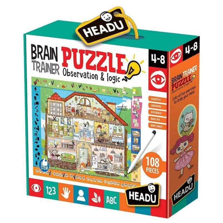 Kids Toys Headu Montessori Toys | Brain Trainer Puzzle