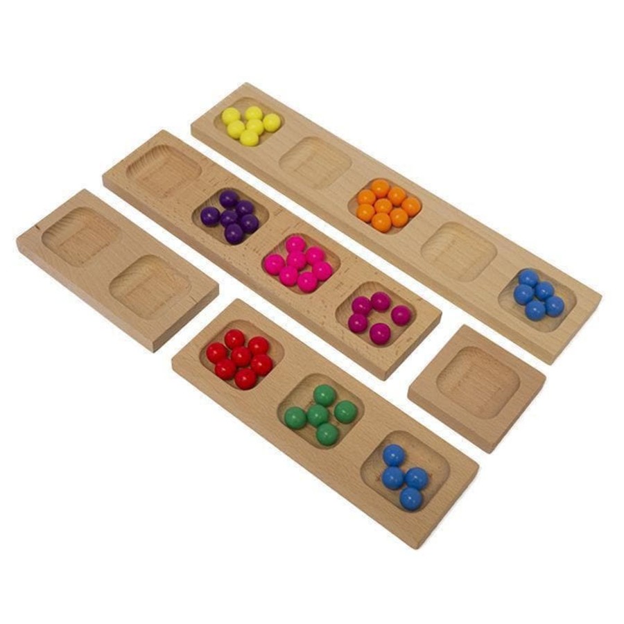 Babies & Toddlers My Happy Helpers Sorting Toys | Beech Wood Sorting Trays